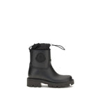 Moncler Black Pvc Rain Boots
