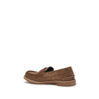 Pedro García Brown Suede Leather Slip-On Loafers