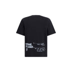 Stone Island Black Cotton T-Shirt