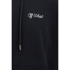 Off-White Black Cotton Sweatshirt