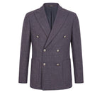 Peserico Blue Wool Men's Jacket