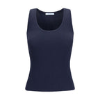 Max Mara Blue Viscose Tank Tops
