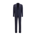 Lardini Blue Wool Oves Aries Two-Piece Suit