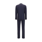 Lardini Blue Wool Oves Aries Two-Piece Suit