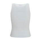 Max Mara White Viscose Tank Tops