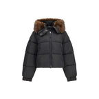 PINKO Brown Goose Down Full-Length Jacket