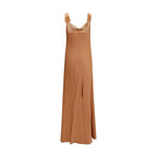 Forte_Forte Beige Acetate Long Dress