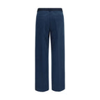 Forte_Forte Blue Cotton Chino Pants