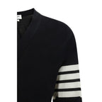 Thom Browne Black Wool Oves Aries Cardigan