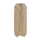 Miu Miu Beige Cotton Athletic Pants