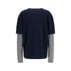 Miu Miu Blue Wool Oves Aries Sweatshirt