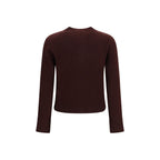 Maison Kitsuné Brown Wool Oves Aries Cardigan
