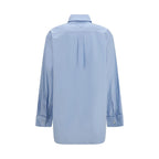 Prada Blue Cotton Shirt