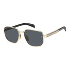 David Beckham Gold Metal Sunglasses