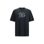 Dolce & Gabbana Black Cotton T-Shirt