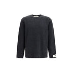 Golden Goose Gray Wool Oves Aries Sweatshirt