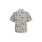 Prada Beige Cotton Pattern Shirt