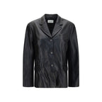 Magda Butrym Black Lambskin Blazer