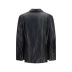 Magda Butrym Black Lambskin Blazer