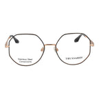 Trussardi Black Stainless Steel Glasses (Frames)