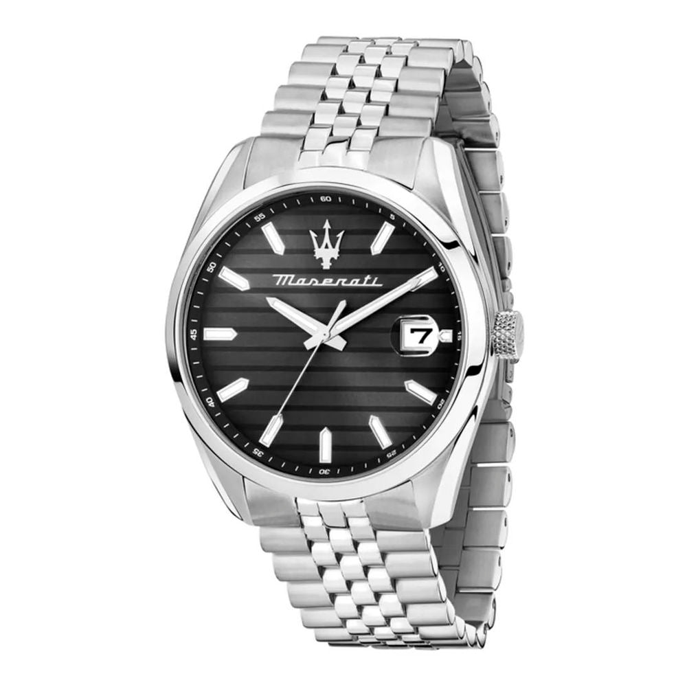 Maserati Gray Stainless Steel Dress Watch