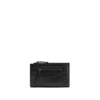 Balenciaga Black Lamb Ovis Aries Aries Wallet
