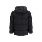 Stone Island Black Goose Down Full-Length Jacket