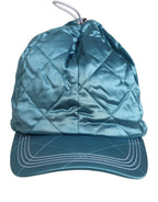 Dolce & Gabbana Men Teal Polyester Quilted Baseball Cap Hat