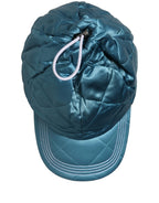 Dolce & Gabbana Men Teal Polyester Quilted Baseball Cap Hat