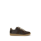 Maison Margiela Brown Calf Leather Bos Taurus Low Top Sneakers