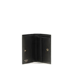 Ferragamo Black Calf Leather Bos Taurus Wallet