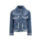 Ganni Blue Cotton Denim Jacket