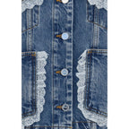 Ganni Blue Cotton Denim Jacket