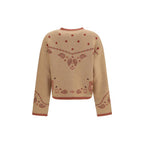Alanui Brown Wool Oves Aries Full-Length Jacket