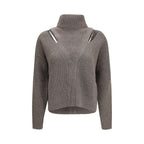 P.A.R.O.S.H. Beige Wool Oves Aries Sweatshirt