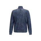 Etro Blue Silk Turtleneck
