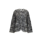 Forte_Forte Gray Alpaca Vicugna Pacos Cardigan