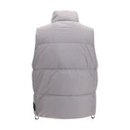 Stone Island Gray Goose Down Full-Length Jacket