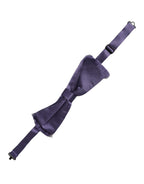 Dolce & Gabbana Men Purple 100% Silk Adjustable Neck Papillon Bow Tie
