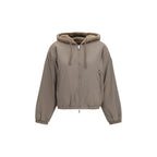 Moose Knuckles Brown Faux Fur Sweatshirt