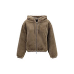 Moose Knuckles Brown Faux Fur Sweatshirt