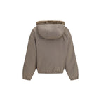 Moose Knuckles Brown Faux Fur Sweatshirt