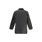 Barbour Black Cotton Coat