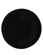 Dolce & Gabbana Black Wool French Style Beret Capello Hat