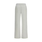 Moncler White Cotton Casual Pants