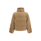 Brunello Cucinelli Beige Goose Down Full-Length Jacket