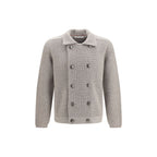 Brunello Cucinelli Gray Cashmere Cardigan