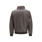 MooRER Brown Leather Full-Length Jacket