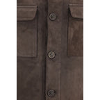 Salvatore Santoro Brown Leather Leather Jacket