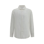 Brunello Cucinelli White Cotton Dress Shirt